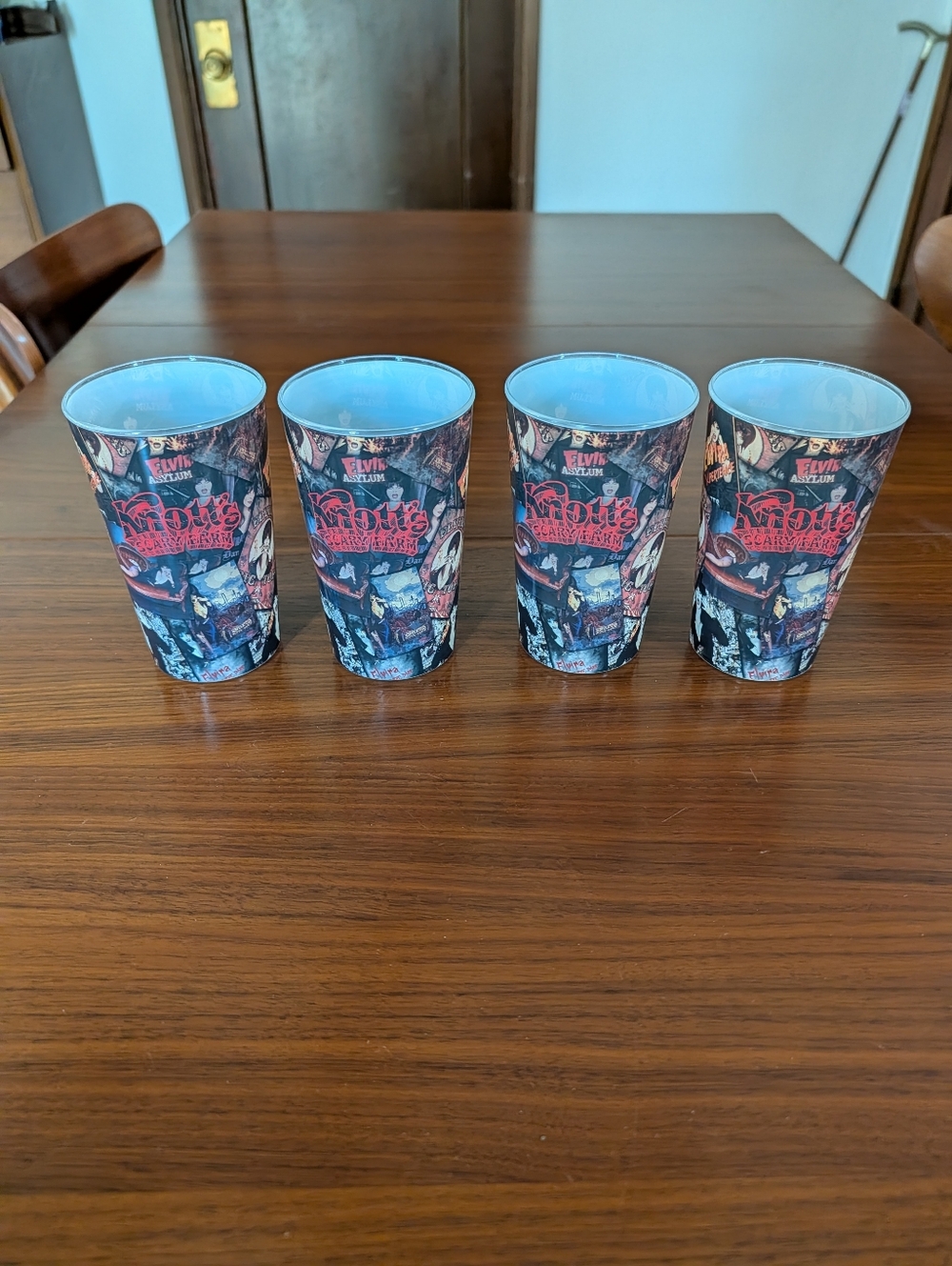 Knott’s Scary Farm Elvira Amusement Park Cups Whirley Drink Works